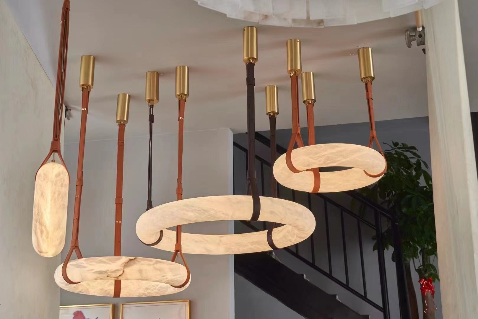 Luste Chandeliers Modernes en Albâtre - Neutralighting