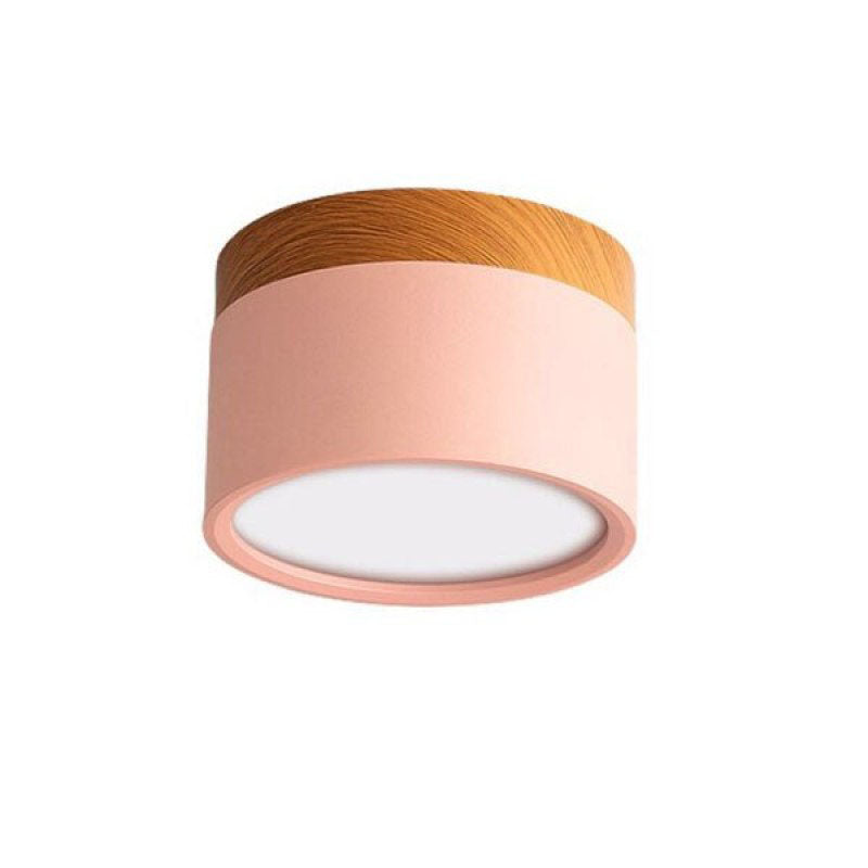 Jojo Petit Plafonnier Led Multicolor Bois Nordique. Couloir - Neutralighting