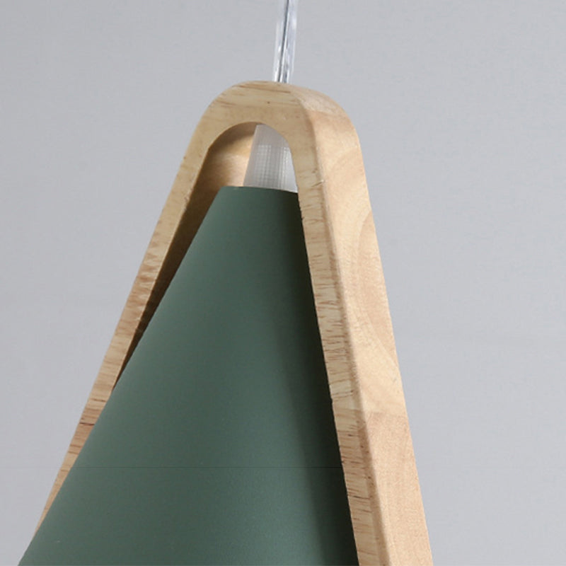 Valentina Suspension 5 Couleurs, Bois/Métal Vert/Rose Salon - Neutralighting