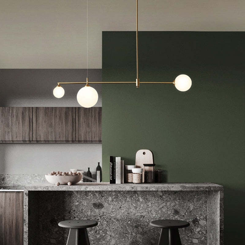 Valentina Suspension Luminaire LED Métal Doré - Neutralighting