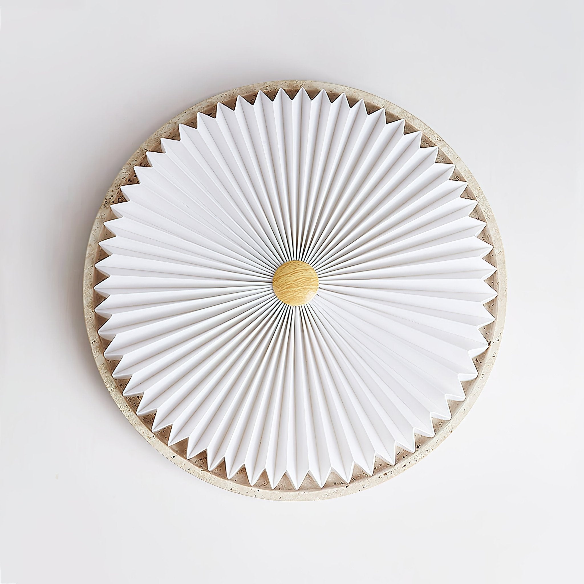 Ciloraris Textured Travertine Ceiling Light - Letslighting