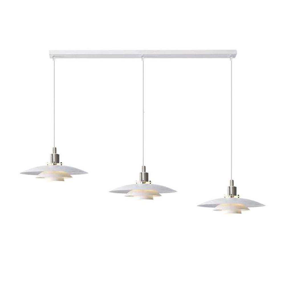 Crains Suspension Bol Moderne, Métal, Blanc, Chambre - Neutralighting