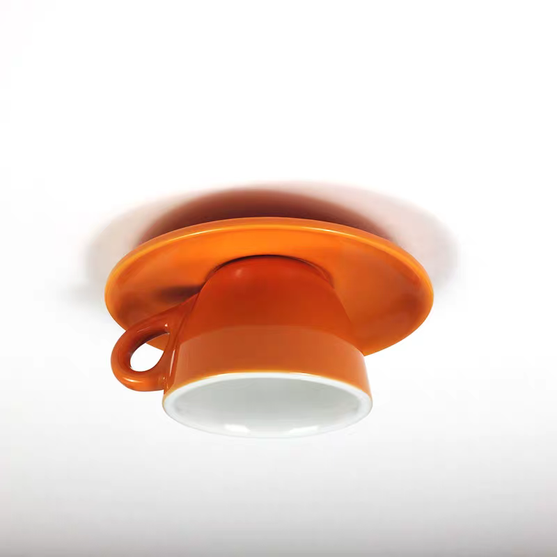 Teyo Moderne Tasses à Café Céramique Plafonnier Bleu/Rose/Jaune