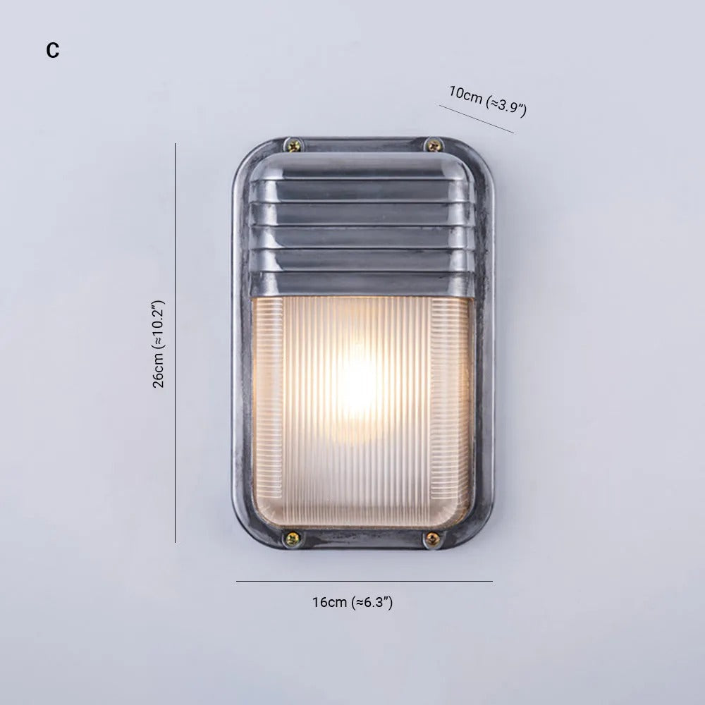 Wyre Applique Murale Géométrique Moderne en Métal et Verre - Neutralighting