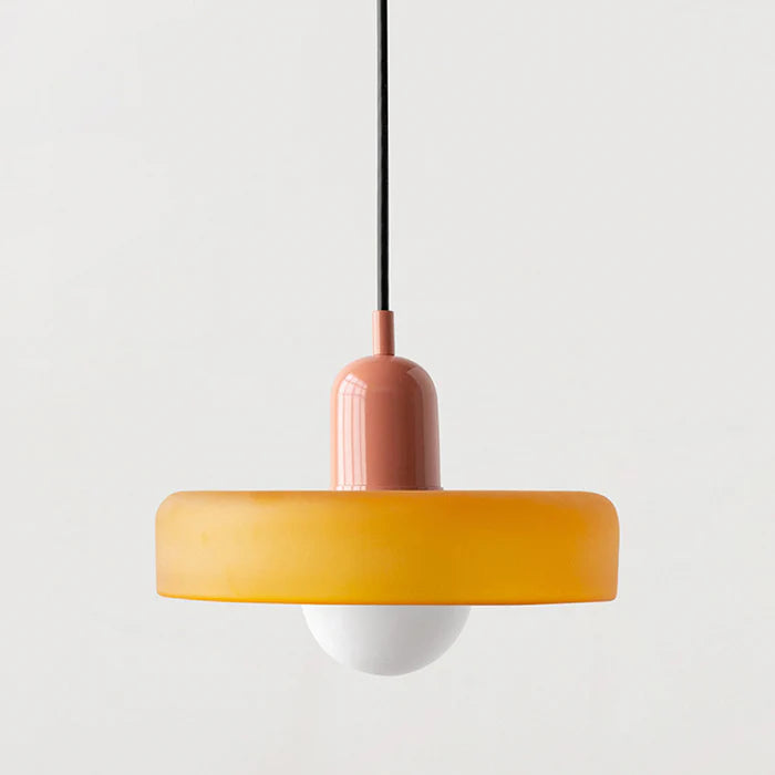 Jess Suspension Ronde Vintage Verre Salon - Neutralighting