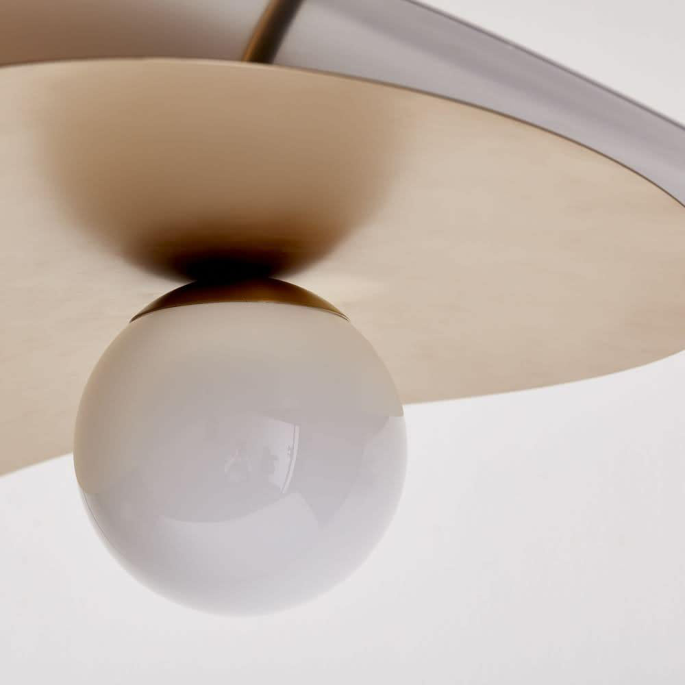 Arisha Suspension forme du ventilateur Métal Gris Chambre à coucher /Salon - Neutralighting