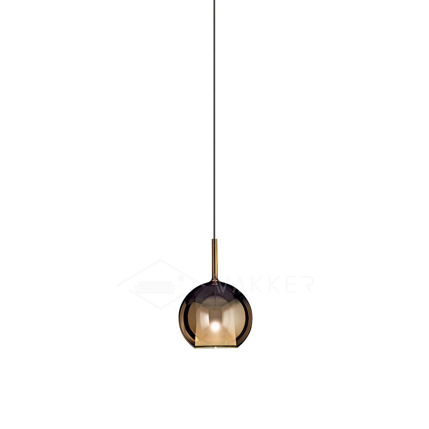 Lustra Suspension en Verre Fumé Rond - Neutralighting