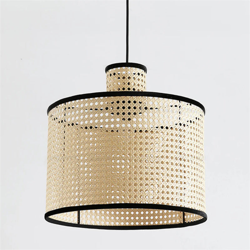 Ritta Rétro Suspension Rotin/Métal Chambre à Coucher - Neutralighting