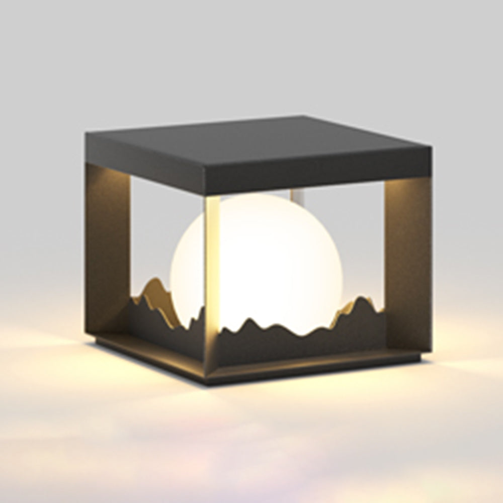 Ray Lampe de Poteau Solaire, Montagne, L 25/30/40CM