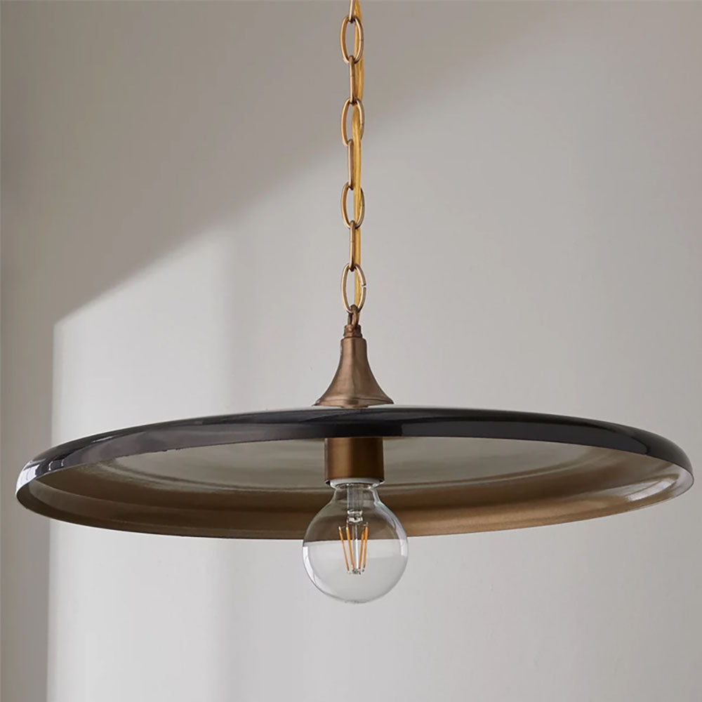 Silva Industrie Vintage Métal LED Suspension Blanc/Noir/Or Salon - Neutralighting