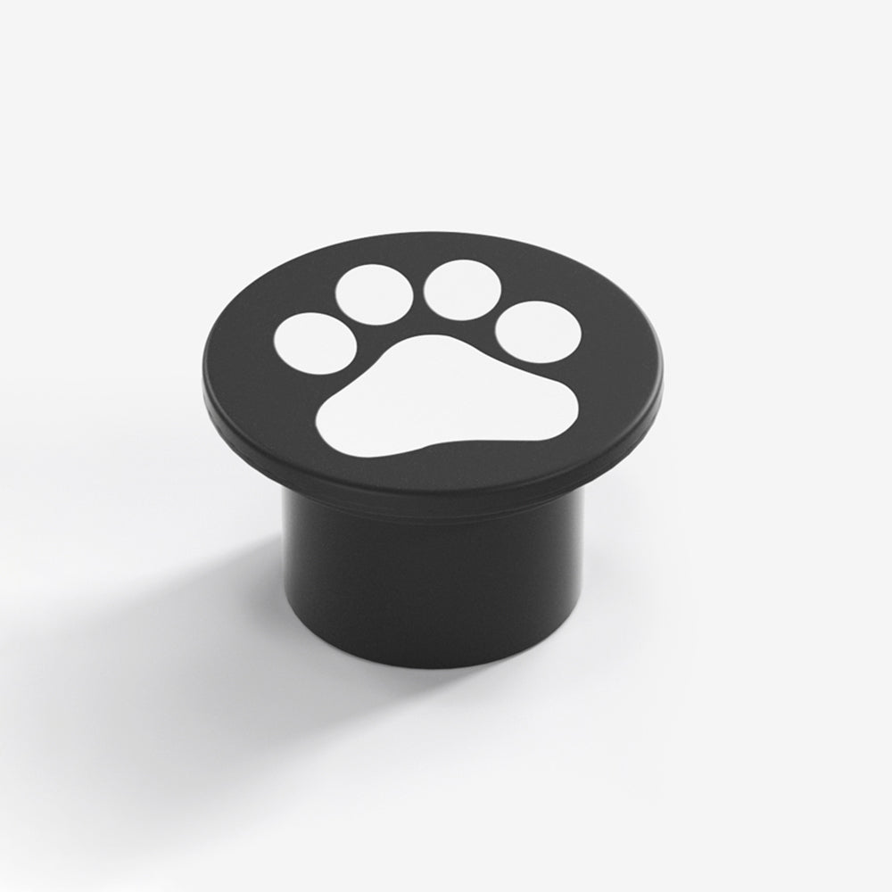 Aria Lampe Extérieure au Sol Patte de chat Moderne, Métal, Gris, Cour - Neutralighting