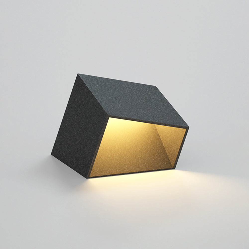 Ray Extérieur Solaire Irrégulaire Moderne, Métal/Acrylique, Noir, Extérieur - Neutralighting