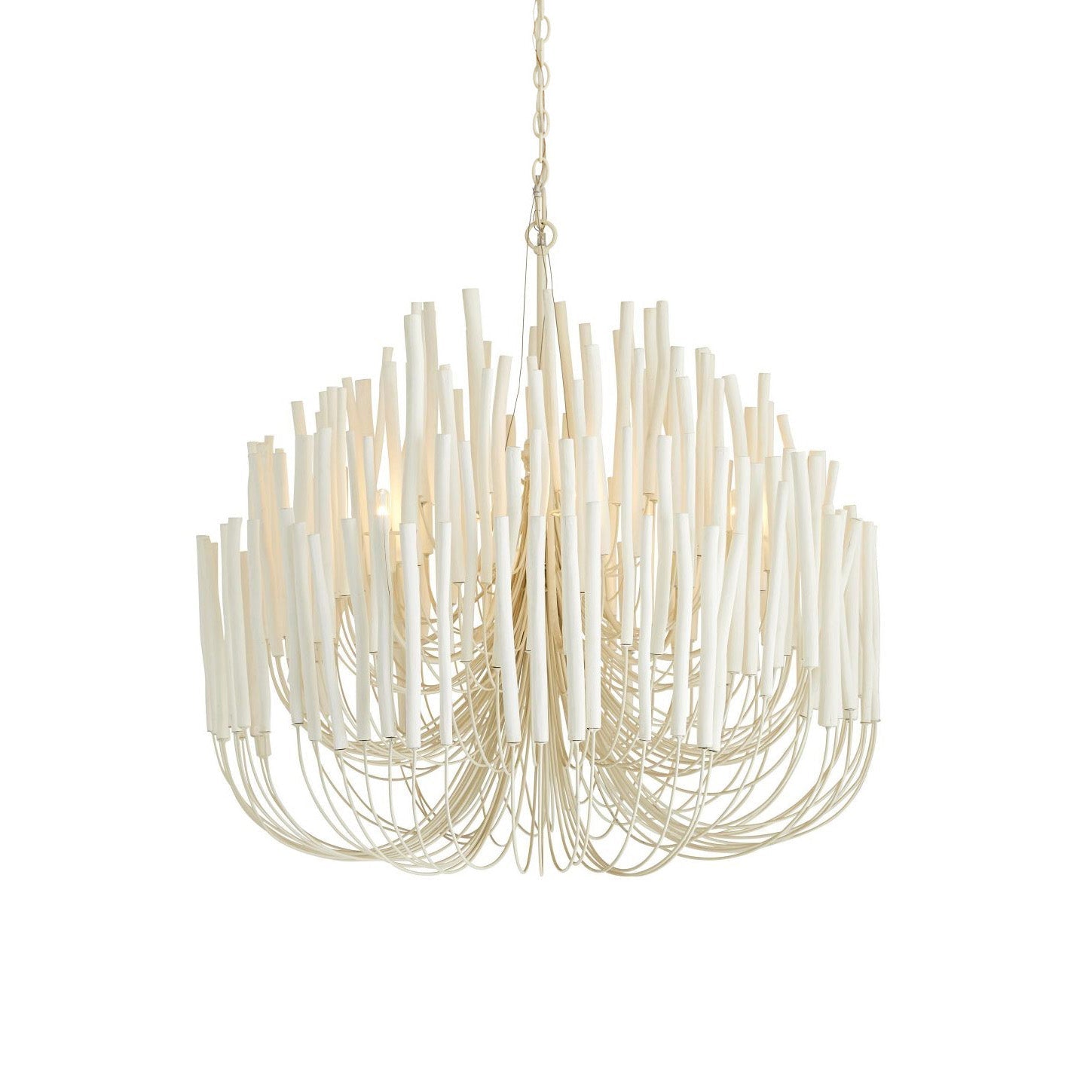 Ulshayra Lustre Postmoderne De Luxe En Bois Et Métal à Multiples Bras - Neutralighting
