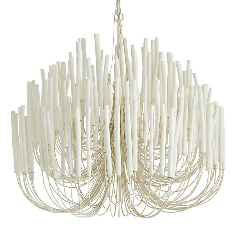 Ulshayra Lustre Postmoderne De Luxe En Bois Et Métal à Multiples Bras - Neutralighting