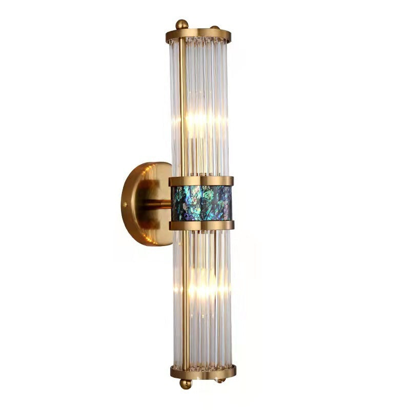 Ray Applique Murale de luxe en cristal de lumière Lampe de chevet à coquille simple pour chambre - Neutralighting