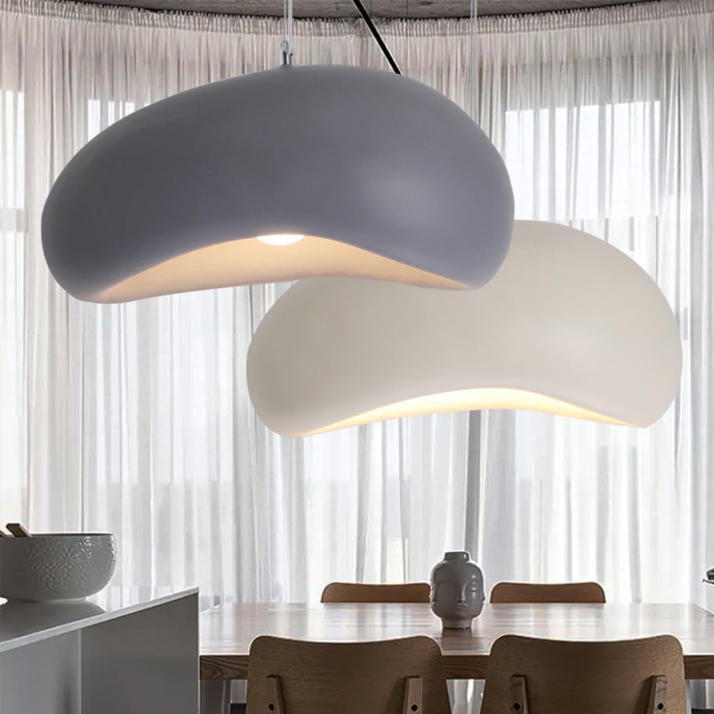 Avi Suspension Pain Naturelle, Résine/Acrylique, Blanc/Gris, Chambre - Neutralighting