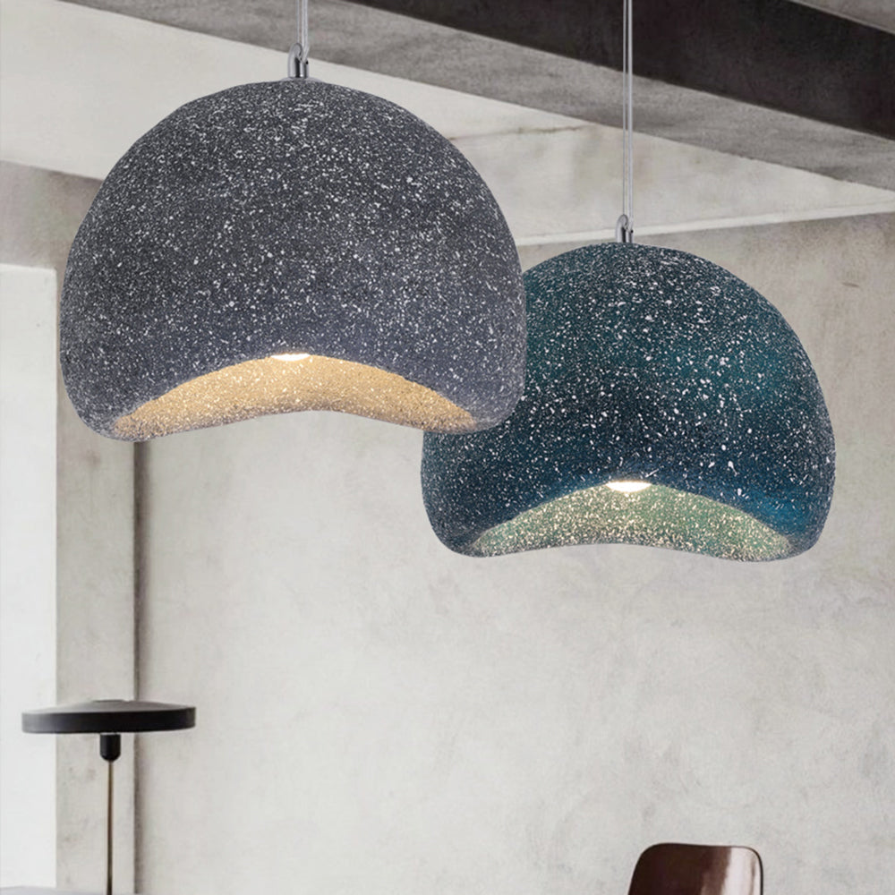 Avi Suspension Pain Naturelle, Résine/Acrylique, Gris/Bleu, Chambre - Neutralighting