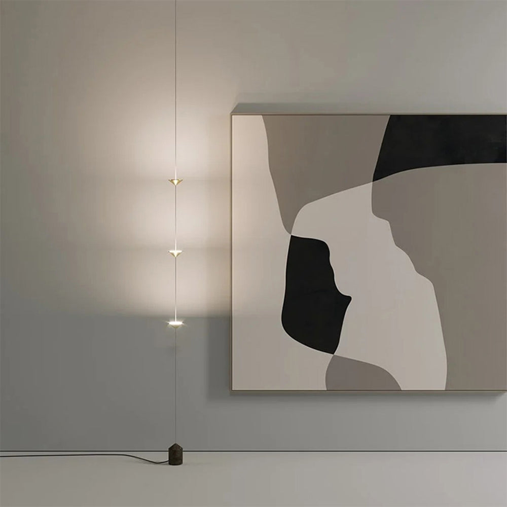 Ray Lampadaire Linéaire Minimaliste, 3 Ampoules, Chambre - Neutralighting