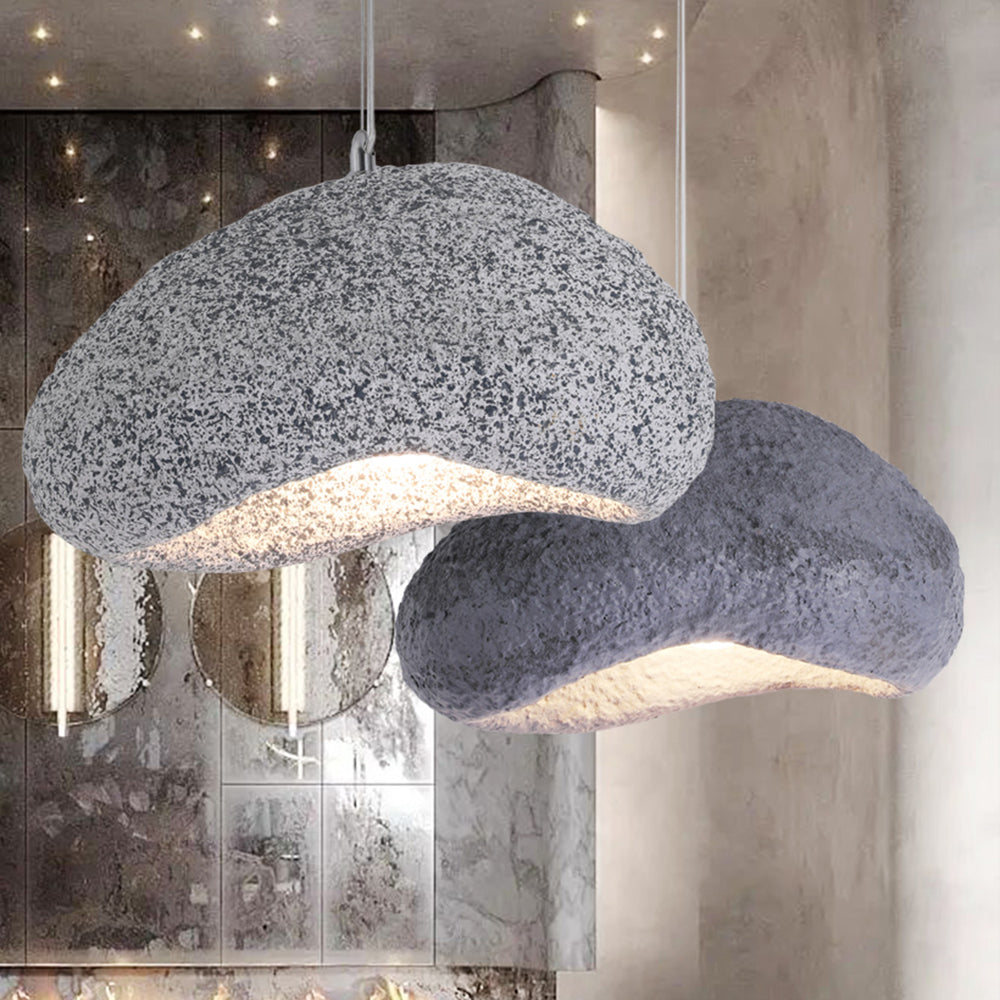Avi Suspension Pain Naturelle, Résine/Acrylique, Gris/Gris Foncé, Chambre - Neutralighting