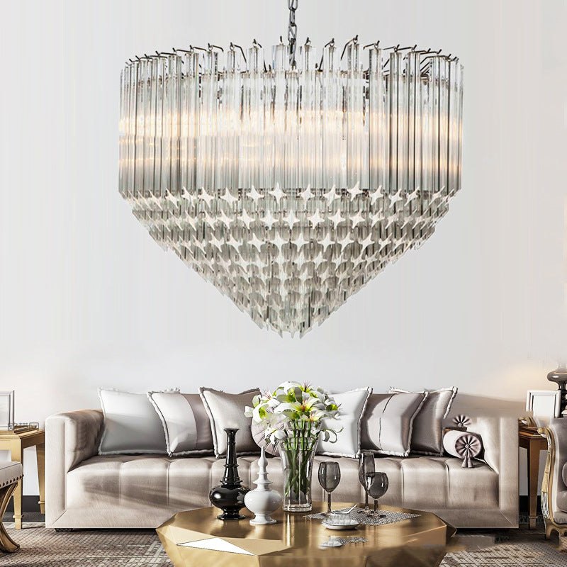 Silva Moderne Luxe Art LED Suspension Verre Salon - Neutralighting