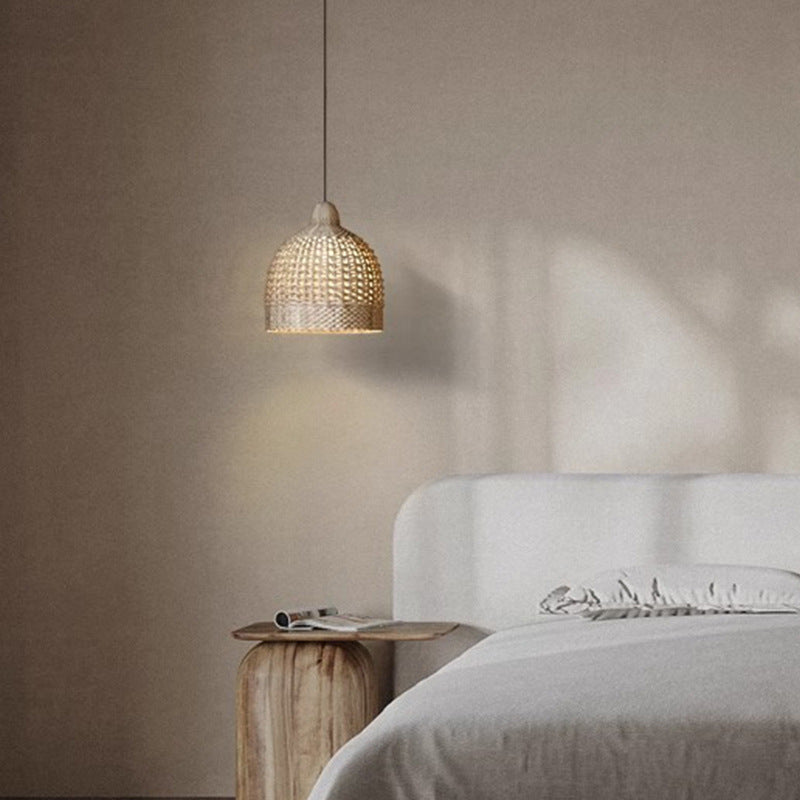 Ritta Suspension Rétro Bambou Maison d'hôtes/Chambre à Coucher - Neutralighting