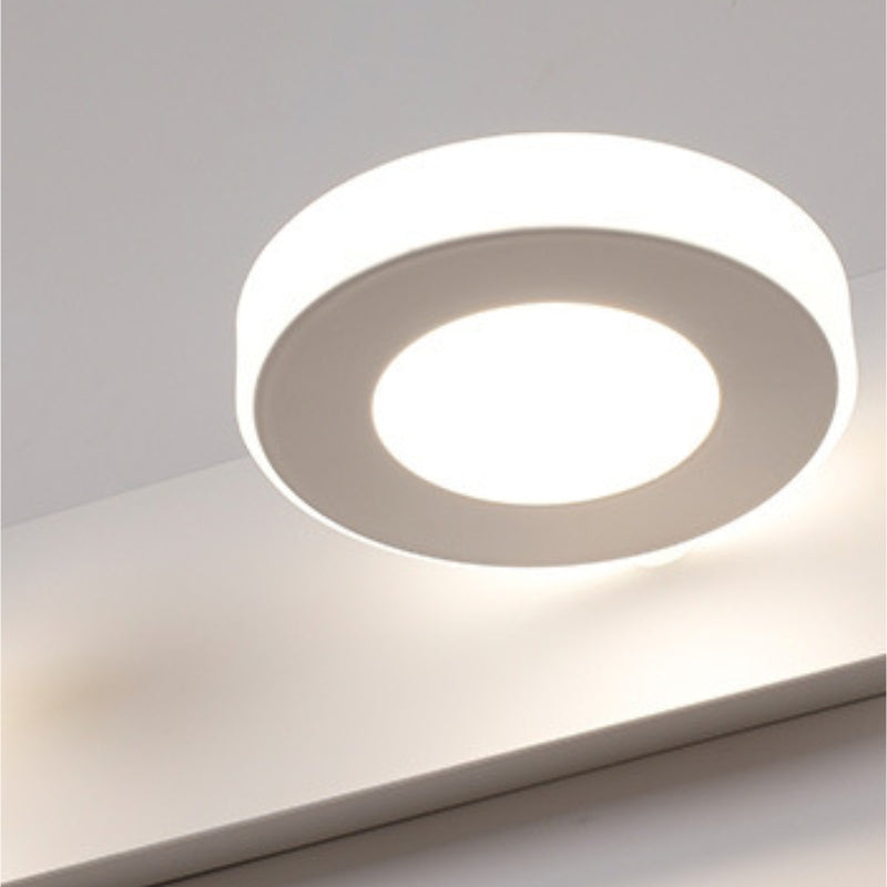 Arisha Applique Murale Nordique Simple Métal/Acrylique Blanc Salle de Bain - Neutralighting