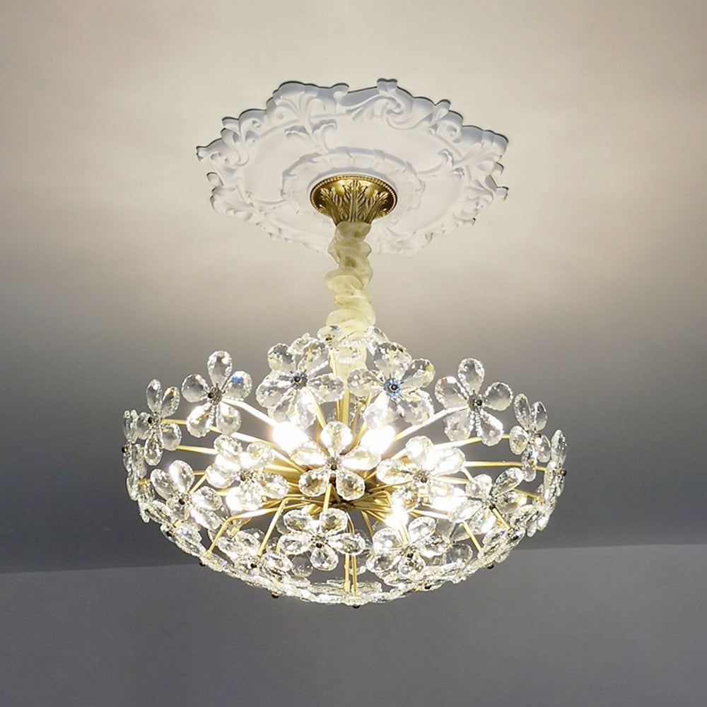 Ray Plaque de Plafond en Plâtre Vintage de style français, Accessoires d'éclairage, 4 Style - Neutralighting
