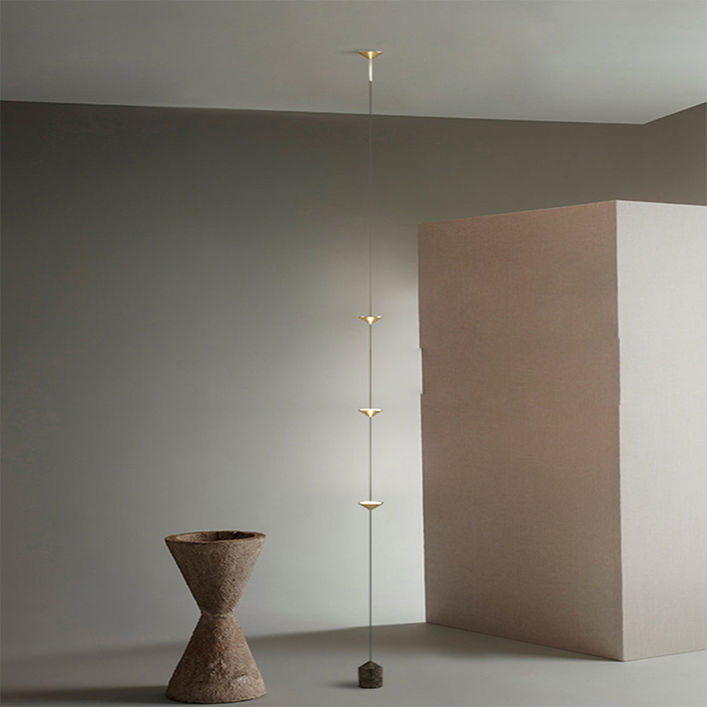 Ray Lampadaire Linéaire Minimaliste, 3 Ampoules, Chambre - Neutralighting