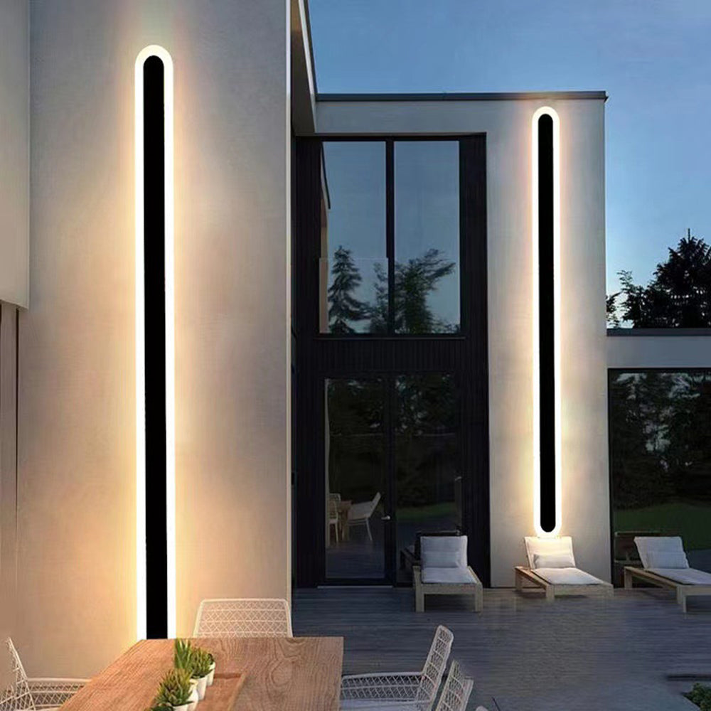 Orral Applique Murale Extérieur Ovral Linéaire Minimaliste - Neutralighting