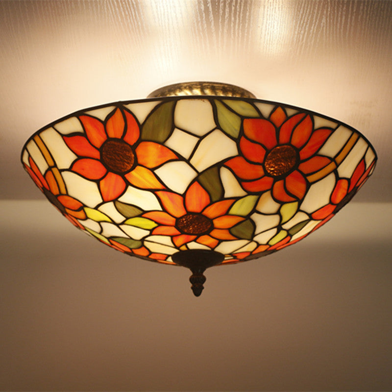 Tiffany Luxe  Plafonnier Tournesol Chambre À Coucher/Salon