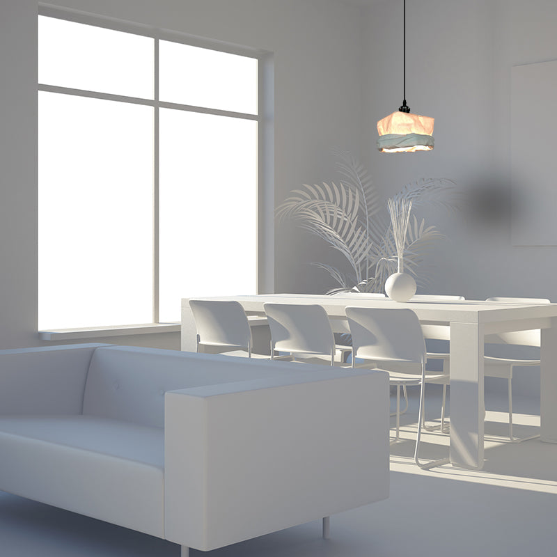 Valentina Millésime Tasse Métal Papier LED Suspension Salon