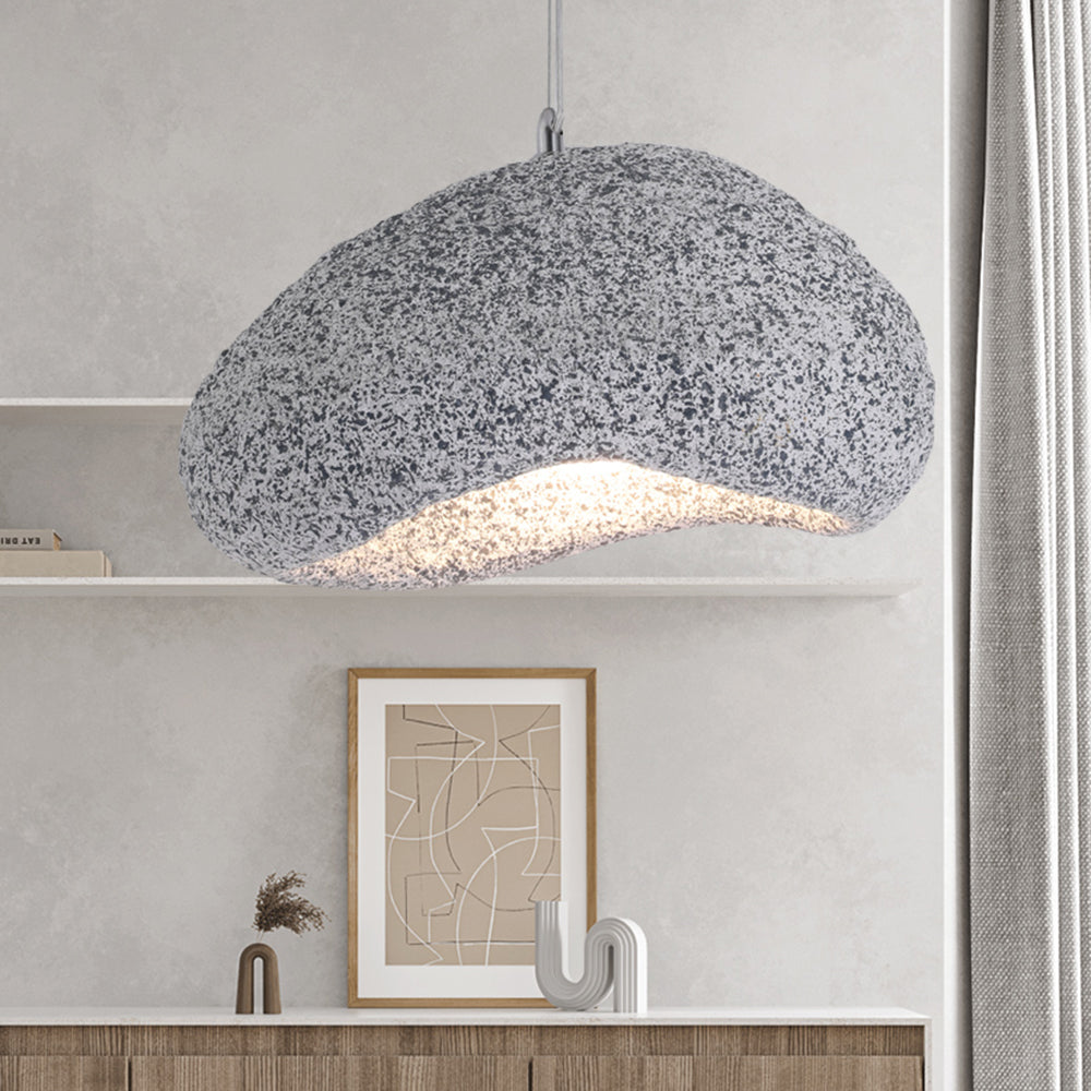Avi Suspension Pain Naturelle, Résine/Acrylique, Gris/Gris Foncé, Chambre - Neutralighting