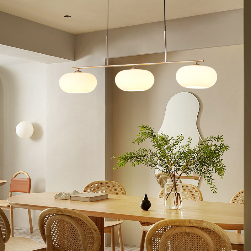 Valentina Suspension Multi Moderne, Verre/Metal, Blanc, Salon - Neutralighting