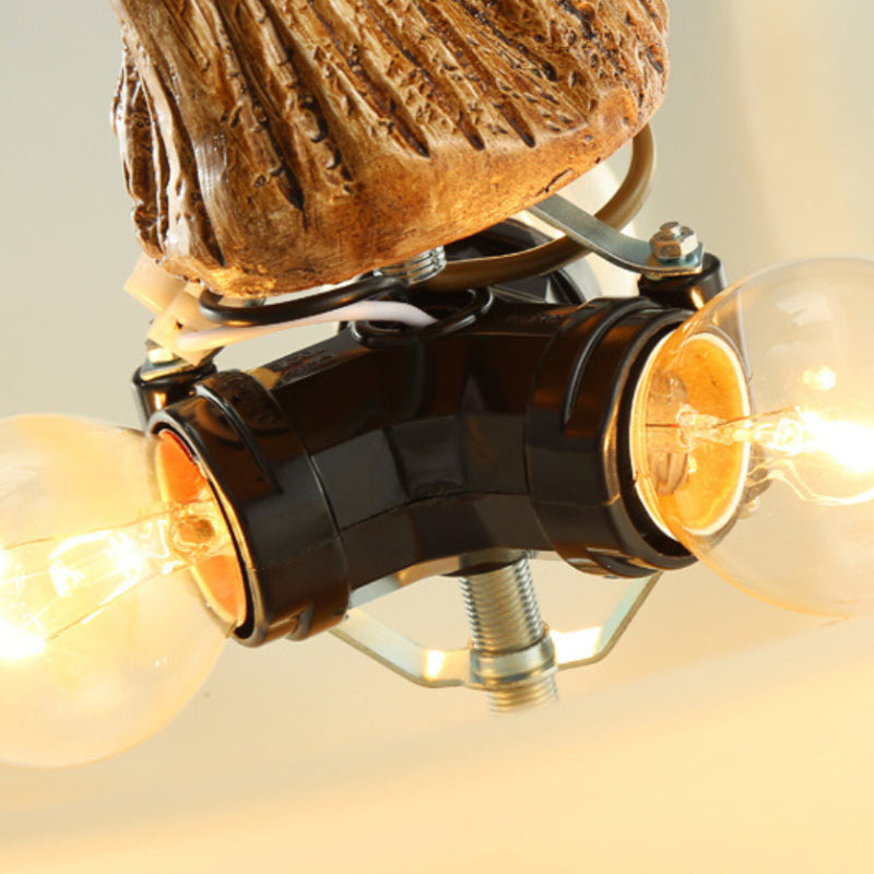 Silva Rétro LED Suspension Bois Verre Salle À Manger/Salon - Neutralighting