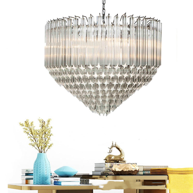 Silva Moderne Luxe Art LED Suspension Verre Salon - Neutralighting