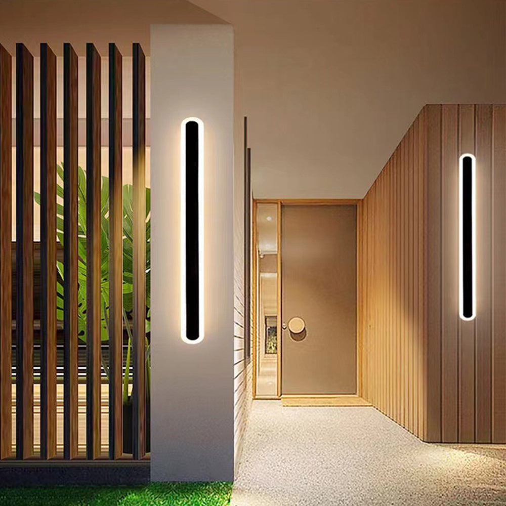 Orral Applique Murale Extérieur Ovral Linéaire Minimaliste - Neutralighting