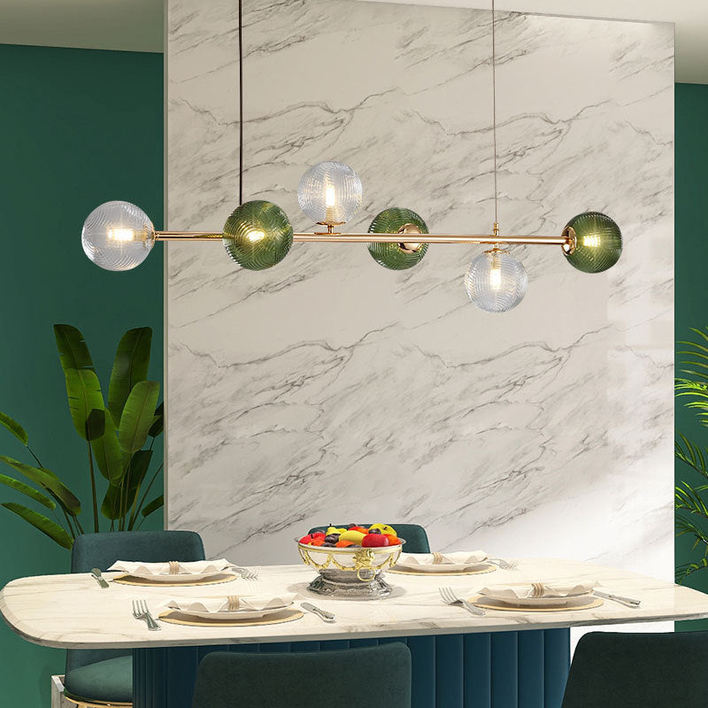 Valentina Moderne LED Suspension Métal Verre Chambre à coucher - Neutralighting