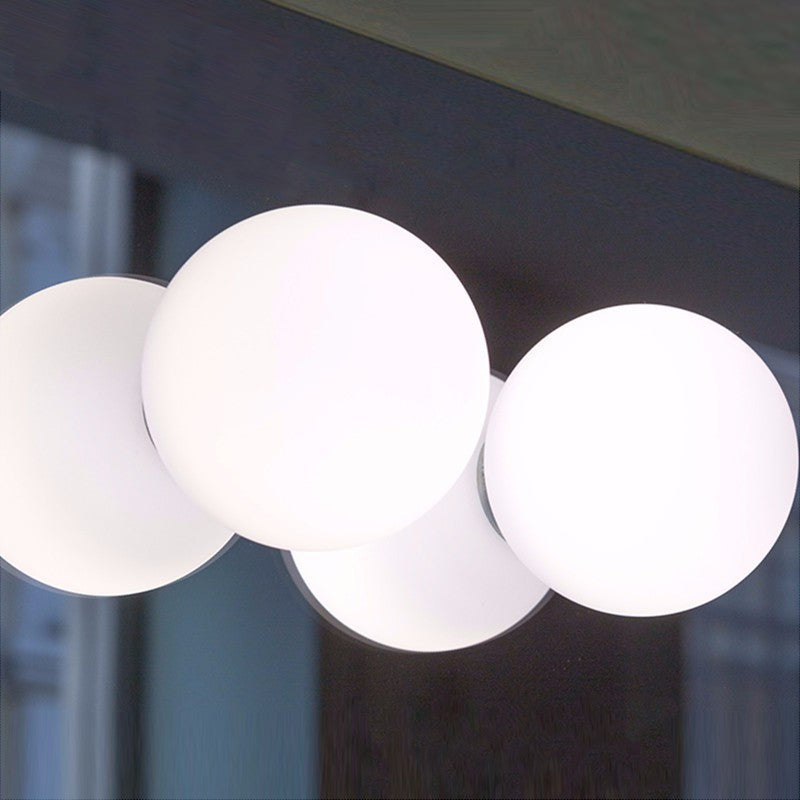 Valentina Moderne Bulle Sphère Plafonnier Verre Chambre à Coucher