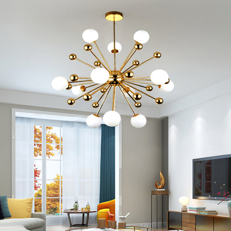 Silva Moderne LED Lustre Or Verre Salon/Chambre À Coucher/Salle À Manger