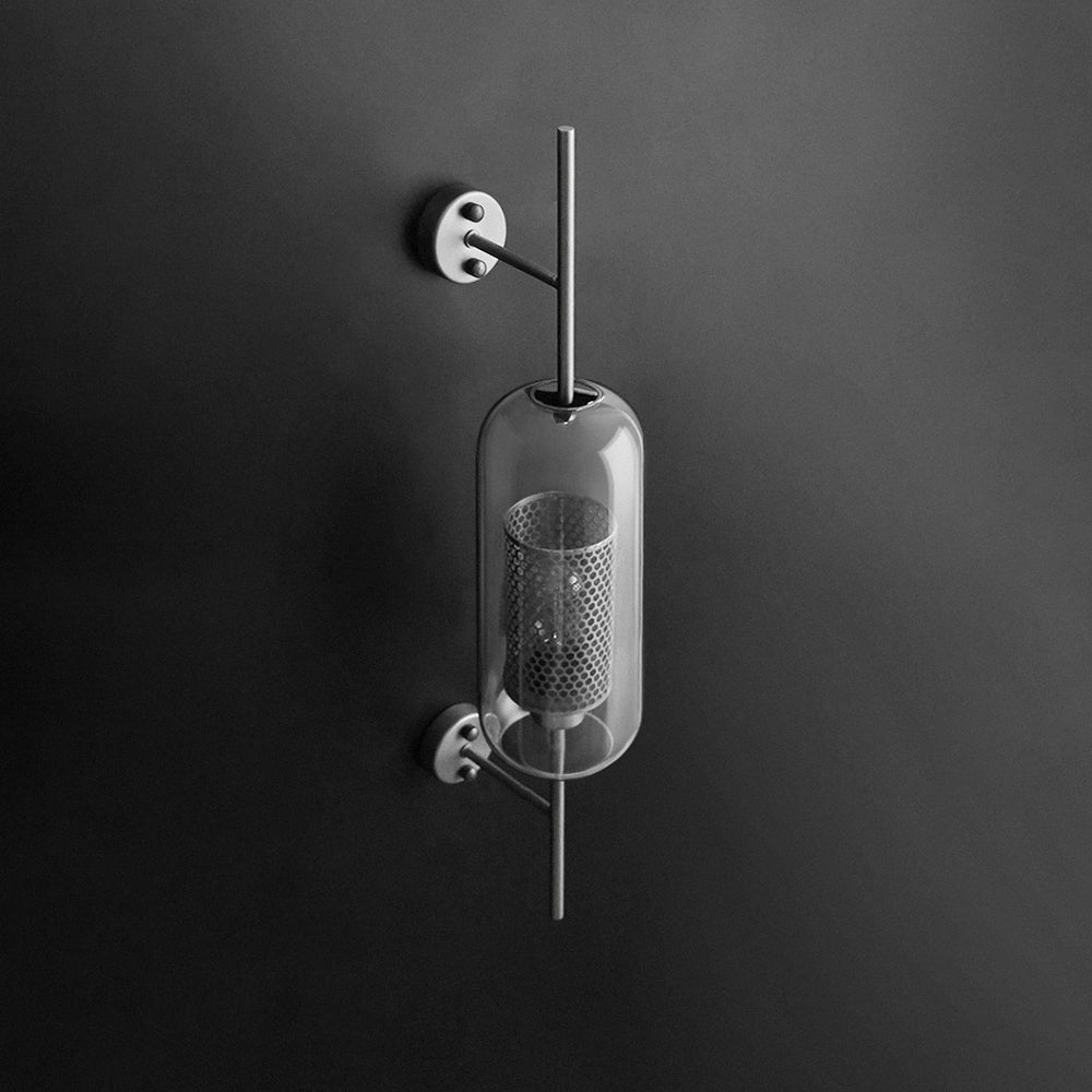 Kiri Applique Murale Globe Vintage Cuivre/Argent. Salle de Bain - Neutralighting
