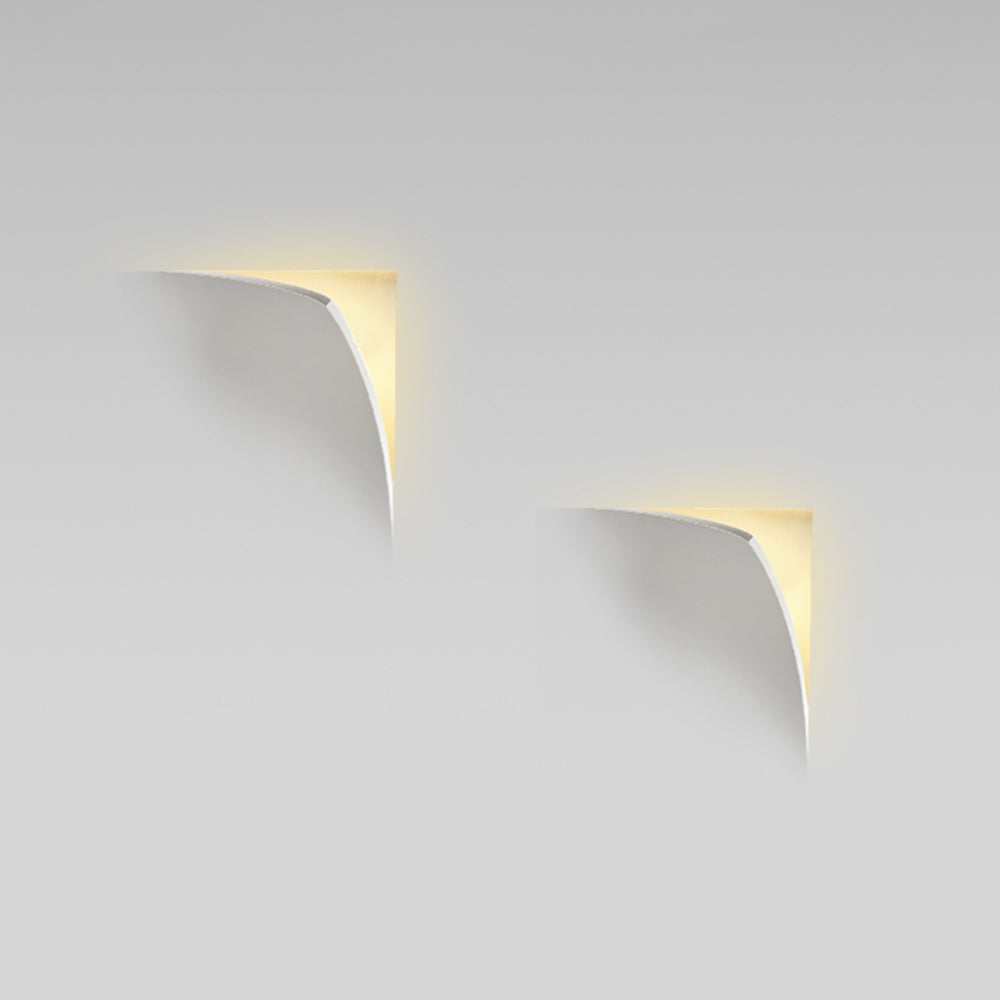 Aria Applique Murale Encastrée/Plâtre, Moderne, 4 Styles, Métal, Blanc, Salon