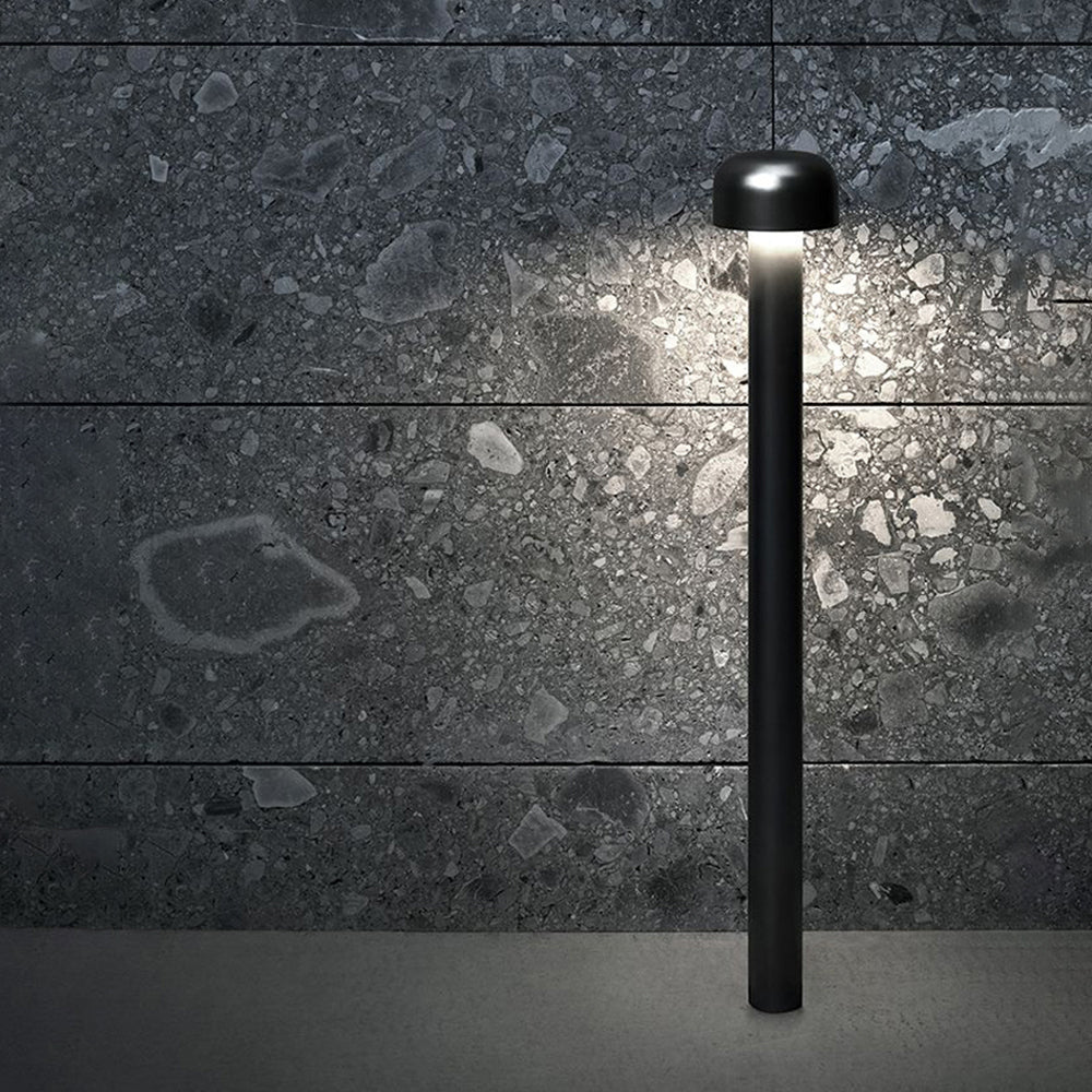 Ray Extérieure Champignon Moderne, Métal, Argent/Noir, Extérieur - Neutralighting