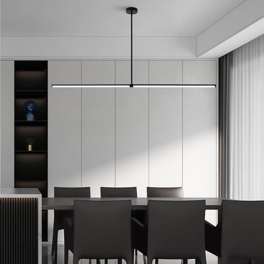 Ray Moderne LED Suspension Métal Salle à Manger Salle d'Étude - Neutralighting