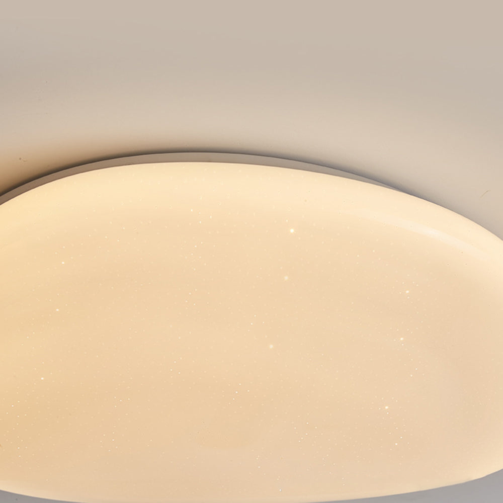 Sayu Plafonnier Galet Moderne Blanc. Salon - Neutralighting