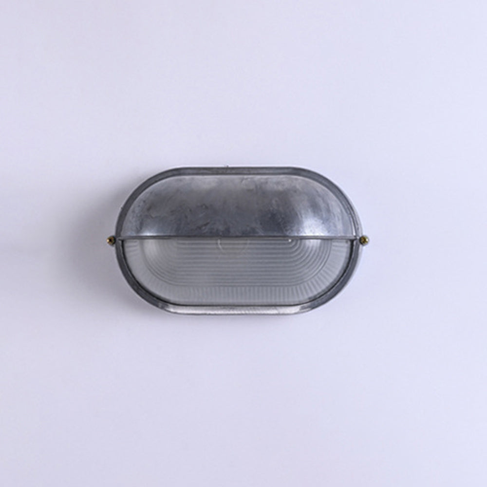 Ray Applique Murale Ronde Simple, Métal/Verre, Argent, Balcon - Neutralighting