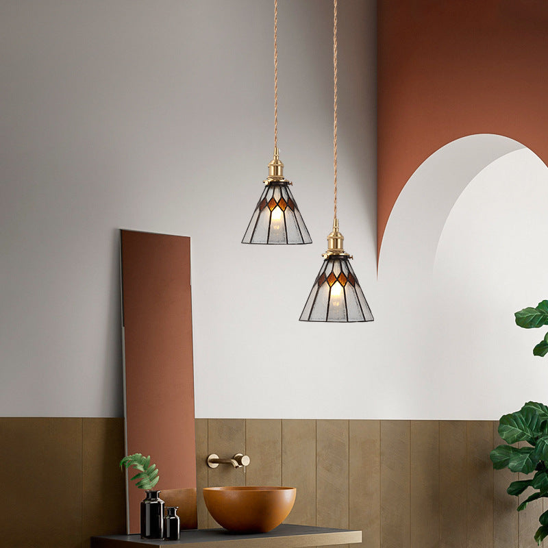 Valentina Vintage Suspension Verre Chambre À Coucher/Salle À Manger - Neutralighting