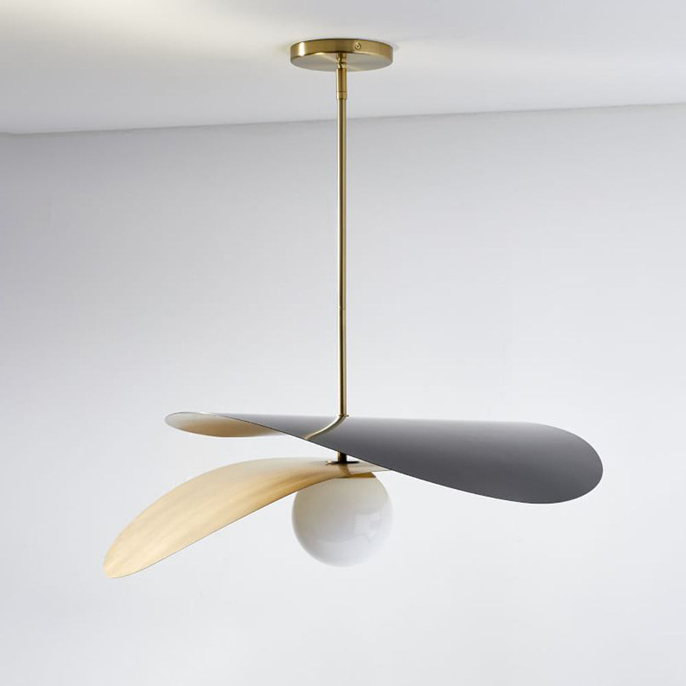 Arisha Suspension forme du ventilateur Métal Gris Chambre à coucher /Salon - Neutralighting