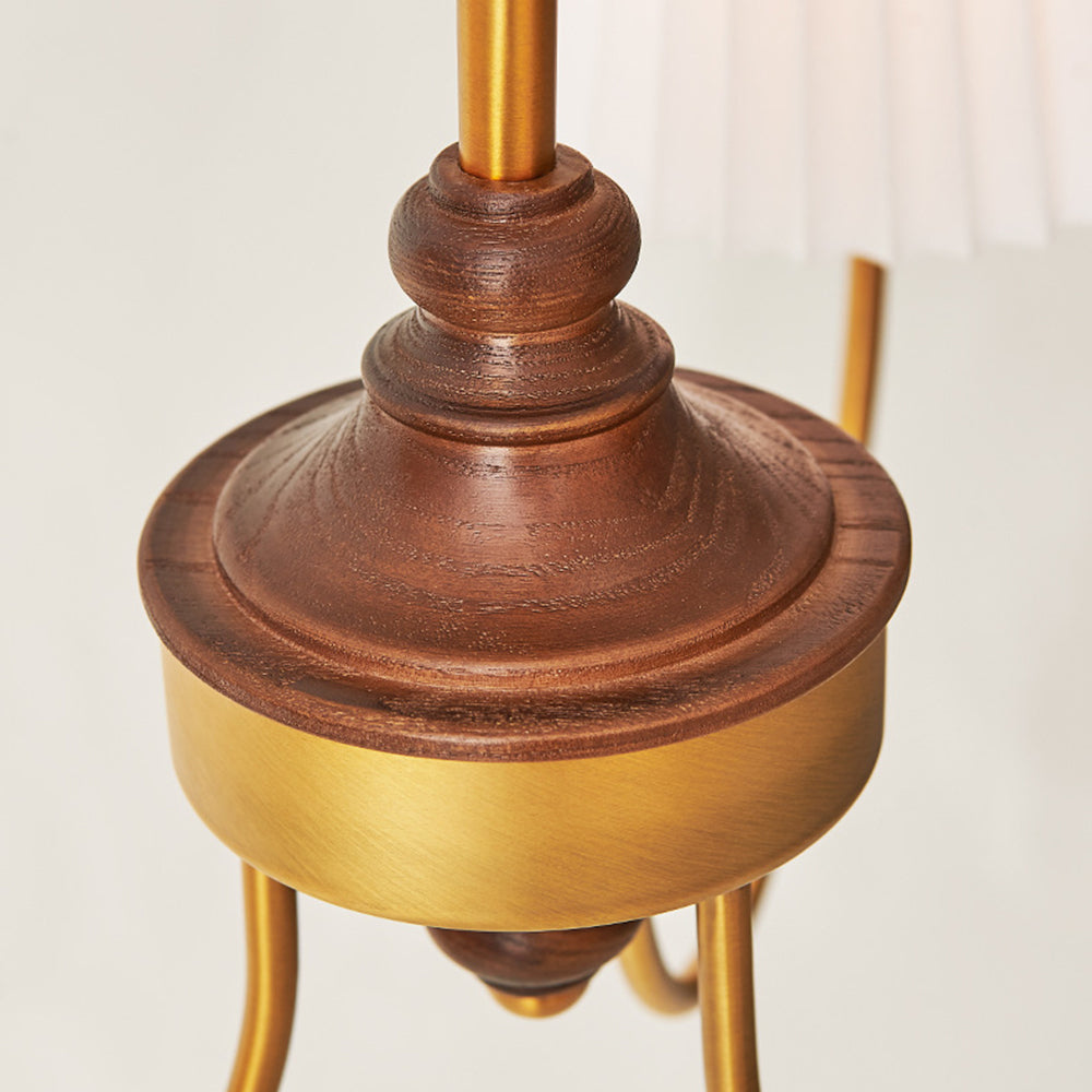 Silva Lustre Vintage, Métal/Tissu, Blanc/Vert, Salle à Manger/Salle à Séjour - Neutralighting