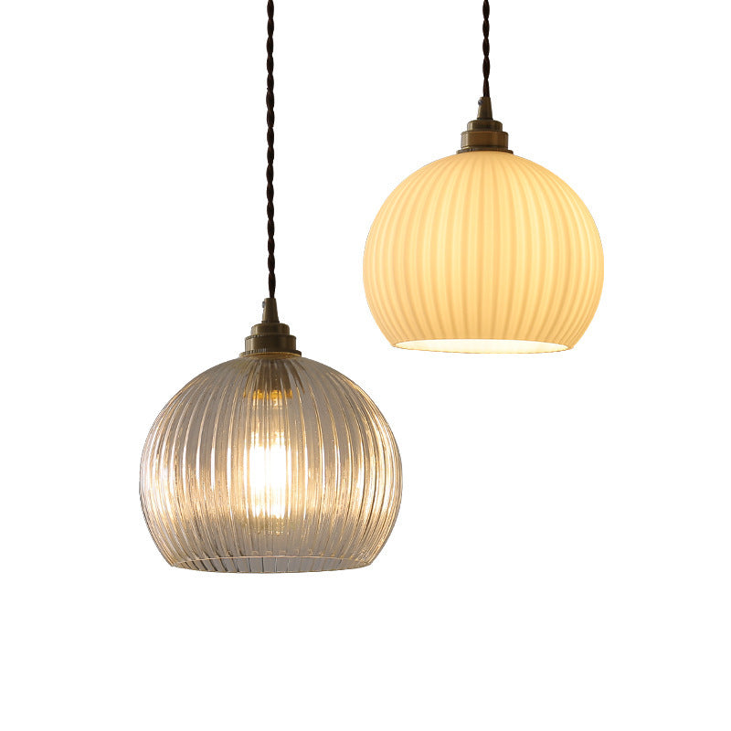 Valentina Minimaliste Sphère Métal/Verre LED Suspension Blanc/Transparent - Neutralighting