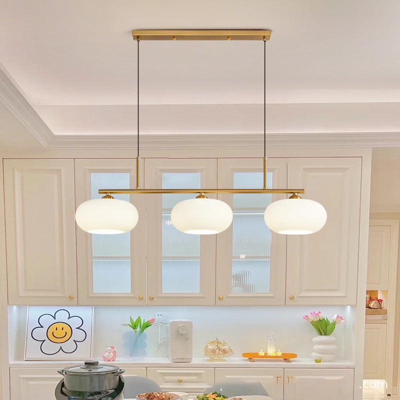Valentina Suspension Multi Moderne, Verre/Metal, Blanc, Salon - Neutralighting